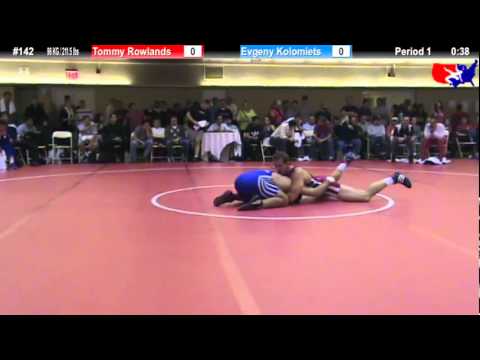NYAC FS 96 KG / 211.5 lbs: Tommy Rowlands vs. Evgeny Kolomiets
