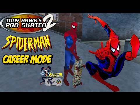 Tony Hawk's Pro Skater 2 4K HD | Longplay Completo con Spider-Man 100% | PC | Sin Comentarios |