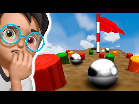 HOYO TROLL vs TEKENDO 😂⛳! (impossible hole) GOLF IT