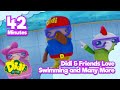 Didi Friends Love Swimming Popular Nursery Rhymes Compilation Didi Friends English