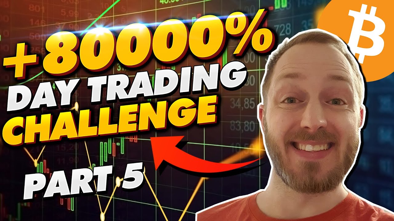 +80000% BITCOIN DAY TRADING CHALLENGE PART 5 - 2021