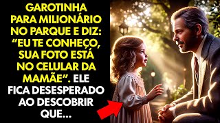 GAROTINHA PARA MILIONÁRIO NO PARQUE E DIZ: "SUA FOTO ESTA NO CELULAR DA MAMÃE", ELE FICOU ESPANTADO
