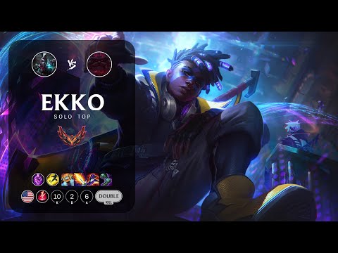 Ekko Top vs Ornn - NA Grandmaster Patch 13.3