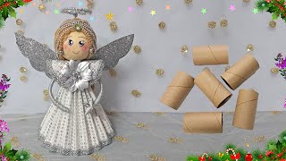 New Easy Christmas Decoration ideas from Empty Rolls| DIY Christmas craft idea 32☃️