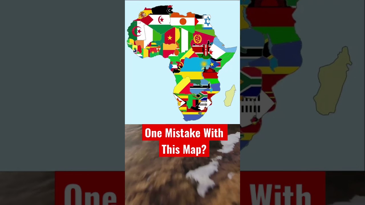 African Strange Map #shorts