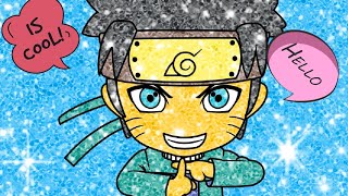 Coloring pages with Naruto | Coloring book anime boy Naruto