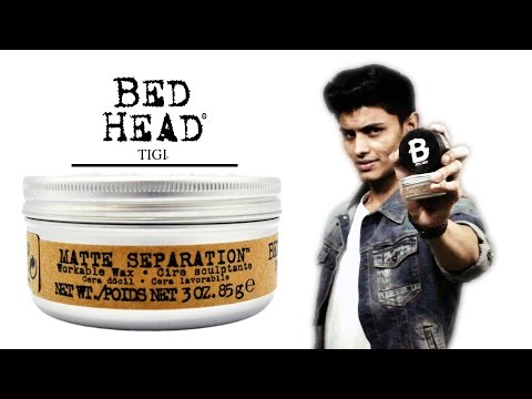BED HEAD Matte Separation Workable Wax REVIEW | TIGI |...