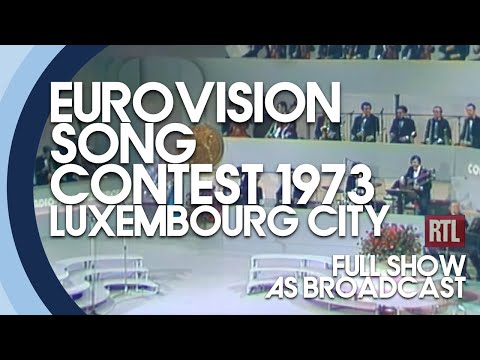 EUROVISION SONG CONTEST 1973 FULL SHOW (AS BROADCAST) LUXEMBOURG CITY, LUXEMBOURG (RTL)