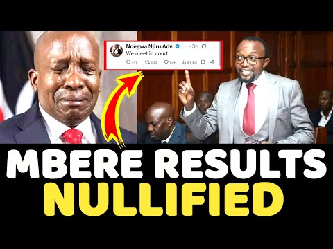 United OPPOSITION Lawyer Stormed The Court Demands MBERE NORTH Results Nullified - Bombshell!