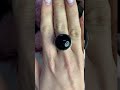 Серебряное кольцо с ониксом 18.469ct