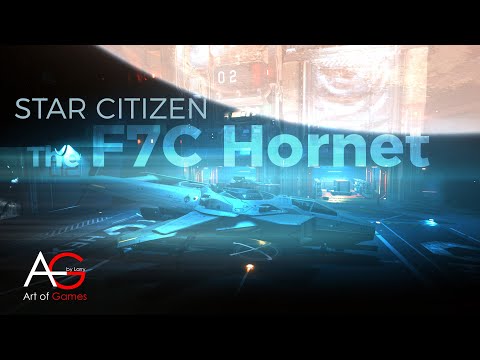 Star Citizen 3.14 - The F7C Hornet.  multi-purpose fighter in action