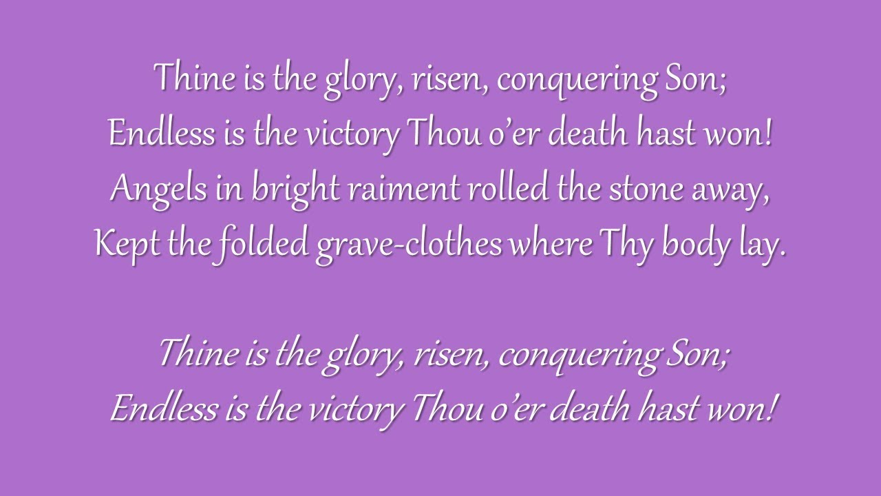 Thine Is the Glory (Grace Community Church)