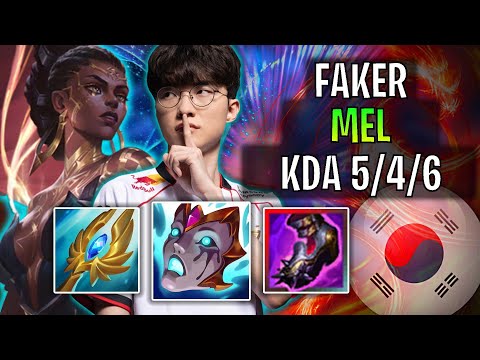 T1 Faker Plays Mel Mid vs Sett! | Patch 2025.S1.2