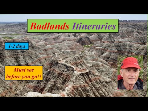 Itineraries to Badlands National Park. 1-2 days