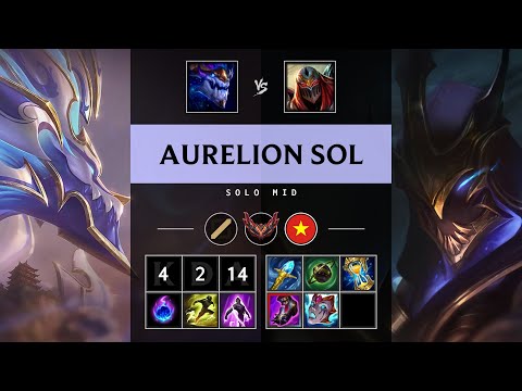 Aurelion Sol Mid vs Zed - VN Grandmaster Patch 25.12