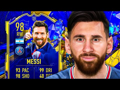 THE GOAT! 🐐 98 TOTY Messi Player Review - FIFA 23 Ultimate Team