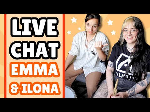 Drummer Tells All! Live Q&A with Emma & Ilona! 🎶🥁