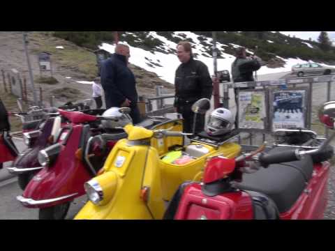 Mit Heinkel Oldtimern in die Alpen