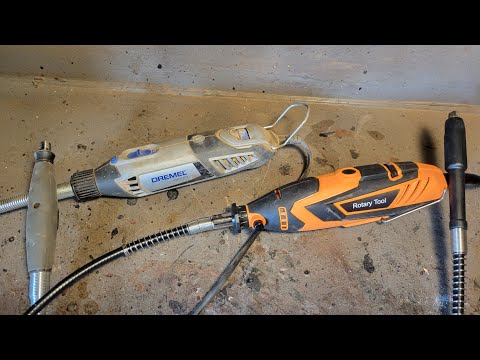780W Strong Power Flex Shaft Hanging Grinder, 25000 RPM Electric Multi-function Metalworking Tools, 1/4"HP Rotary Tool Repair Kit, Foot Pedal Control Metal Flexible Shaft (780W) video review thumbnail