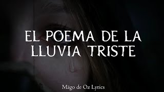 Mägo de Oz - El Poema de la Lluvia Triste - Letra