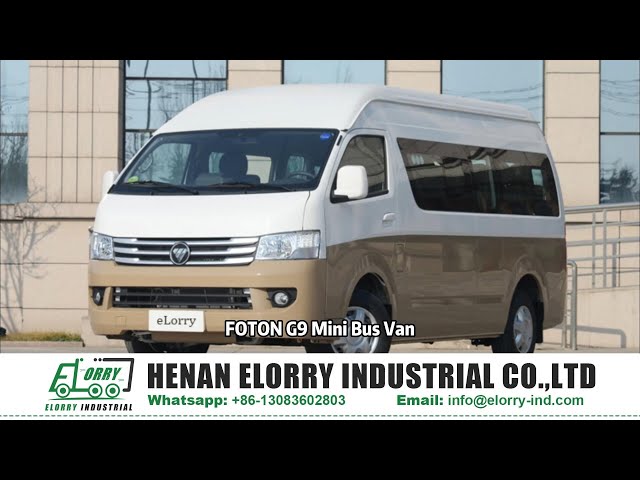 video of [USED]FOTON View G9 Mini Bus passenger van Diesel 4x2 family travel school shuttle (2016)