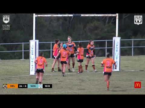 2019 IDRL Women's Open Grade Round 12 Highlights - Helensburgh Tigers vs Windang