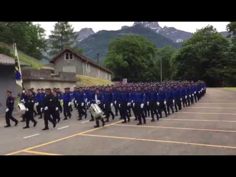 Übergabe der eidgenössichen Fähigkeitsausweise an 154 Aspiranten der Polizeiakademie Savatan