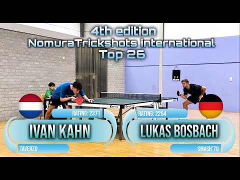 4th edition NTS int. tournament Ivan Kahn vs Lukas Bosbach #sports #卓球
