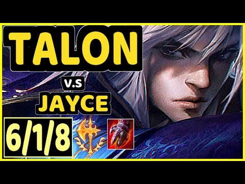 TALON vs JAYCE - 6/1/8 KDA TOP GAMEPLAY - NA Ranked GRANDMASTER