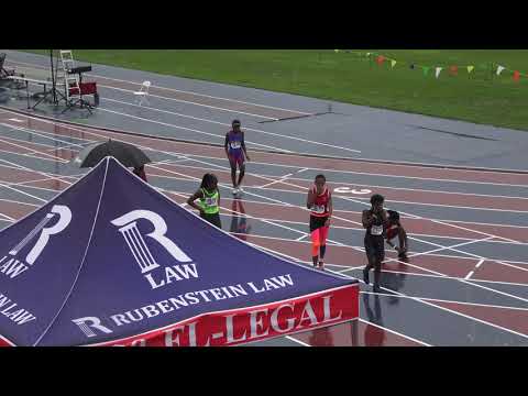Girls 100m Dash 11-12 Year Old Semi Finals Heat 2- 44th Annual Northwest Track & Field Classic 2019