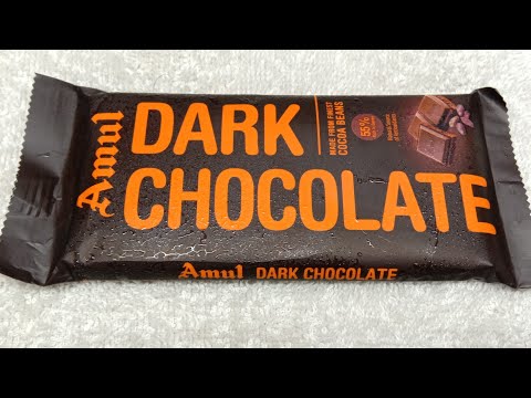 🔥Amul Dark 🍫Chocolate.😋Dark chocolate review. made from finest cocoa beans. 🎀💕💖Raksha Bandhan gift