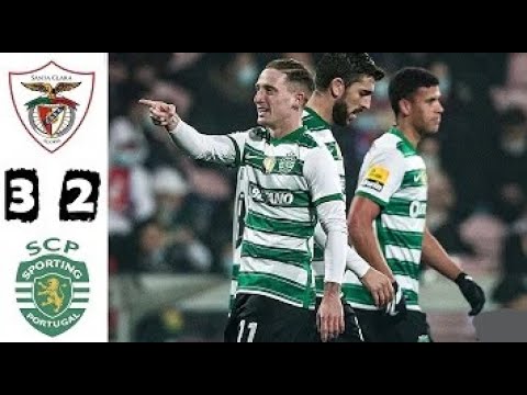 Santa Clara vs Sporting Cp 3-2 | Highlights & All Goals Liga Portugal 2022