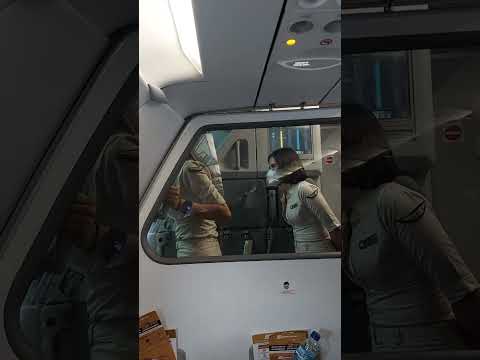 PRAMUGARI TERTANGKAP KAMERA MELAKUKAN SESUATU DI DALAM KABIN PESAWAT