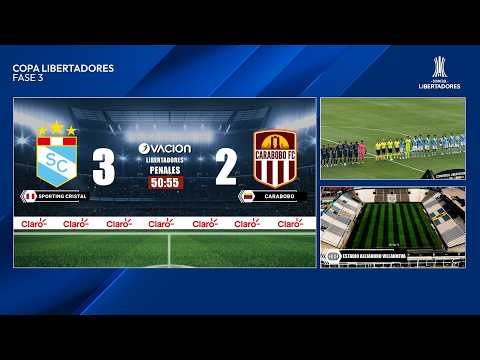 Sporting Cristal vs Carabobo por RADIO OVACION | COPA LIBERTADORES