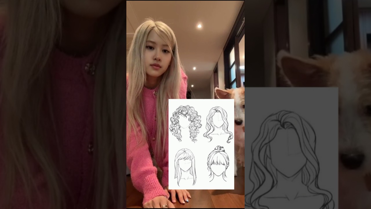 Rosé in different hairstyle #Blackpink #Rosé