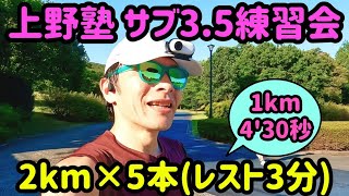 【#067】上野塾サブ3.5練習会