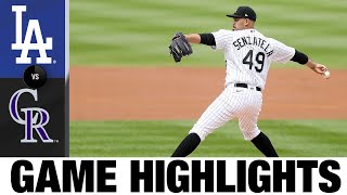 Fuentes, Senzatela lead Rockies to 6-3 win | Dodgers-Rockies Game Highlights 9/20/20