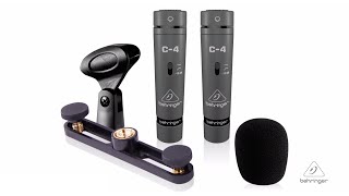 Video thumbnail for C-4 Studio Condenser Microphones by Behringer