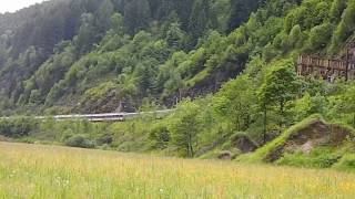 Swiss Rail passing through beautiful Gotthard!