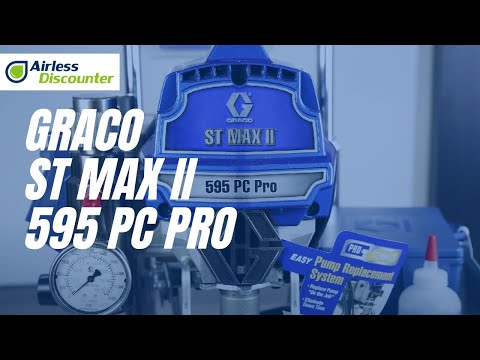 Présentation de la pompe airless Graco ST MAX II 595 PC PRO