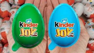Satisfying Video | Unpacking Yummy Kinder Joy & Kinder Surprise Chocolate Eggs ASMR Candy Opening