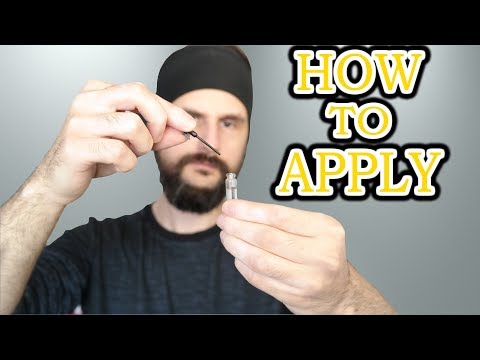 Part of a video titled How to Apply Perfume From 1ml Sample - YouTube