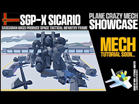 SGP-X SICARIO Cascadian Mass Production Mech [TUTORIAL OUT]  | Plane Crazy Mech Showcase