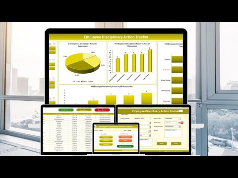 Employee Disciplinary Action Tracker in Excel