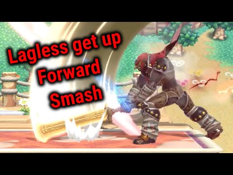 Lagless get up Forward Smash