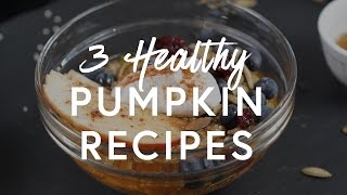 3 Healthy Pumpkin Recipes | The Zoe Report by Rachel Zoe
