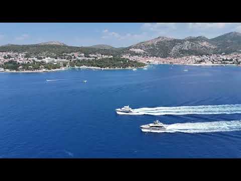 Pakleni Islands & Hvar Promenade & Fort, Pokonji Dol Beach 4K Drone Footage