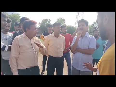 डेढ़ करोड़ की लागत से बनने वाले स्टेडियम का विधायक खुशवीर सिंह जोजावर ने किया अवलोकन