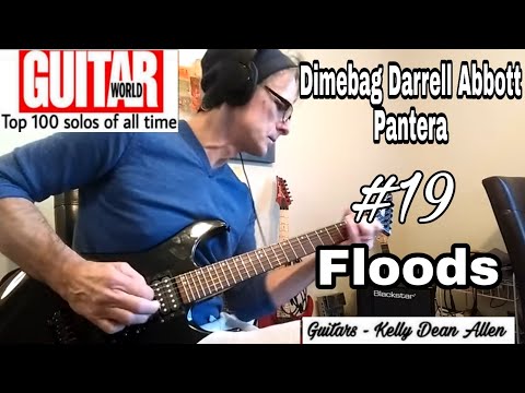 FLOODS - Pantera (Dimebag Darrell Abbott). Solo Cover KDA + Commentary.