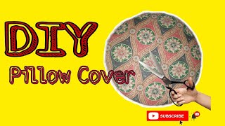 How to sew round overlap pillow cover